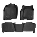 SMARTLINER Custom Fit Floor Liners For 1999-2007 Silverado/Sierra 1500/2500/3500 Crew Cab / 2000-2006 Escalade/Suburban/Yukon XL