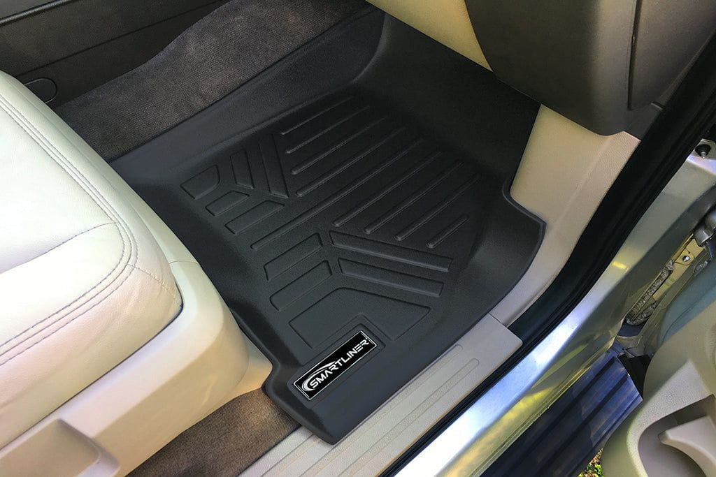 SMARTLINER Custom Fit Floor Liners For 2011 - 2017 Ford Expedition EL/ Lincoln Navigator with 2nd Row Bucket Seats (without Console)