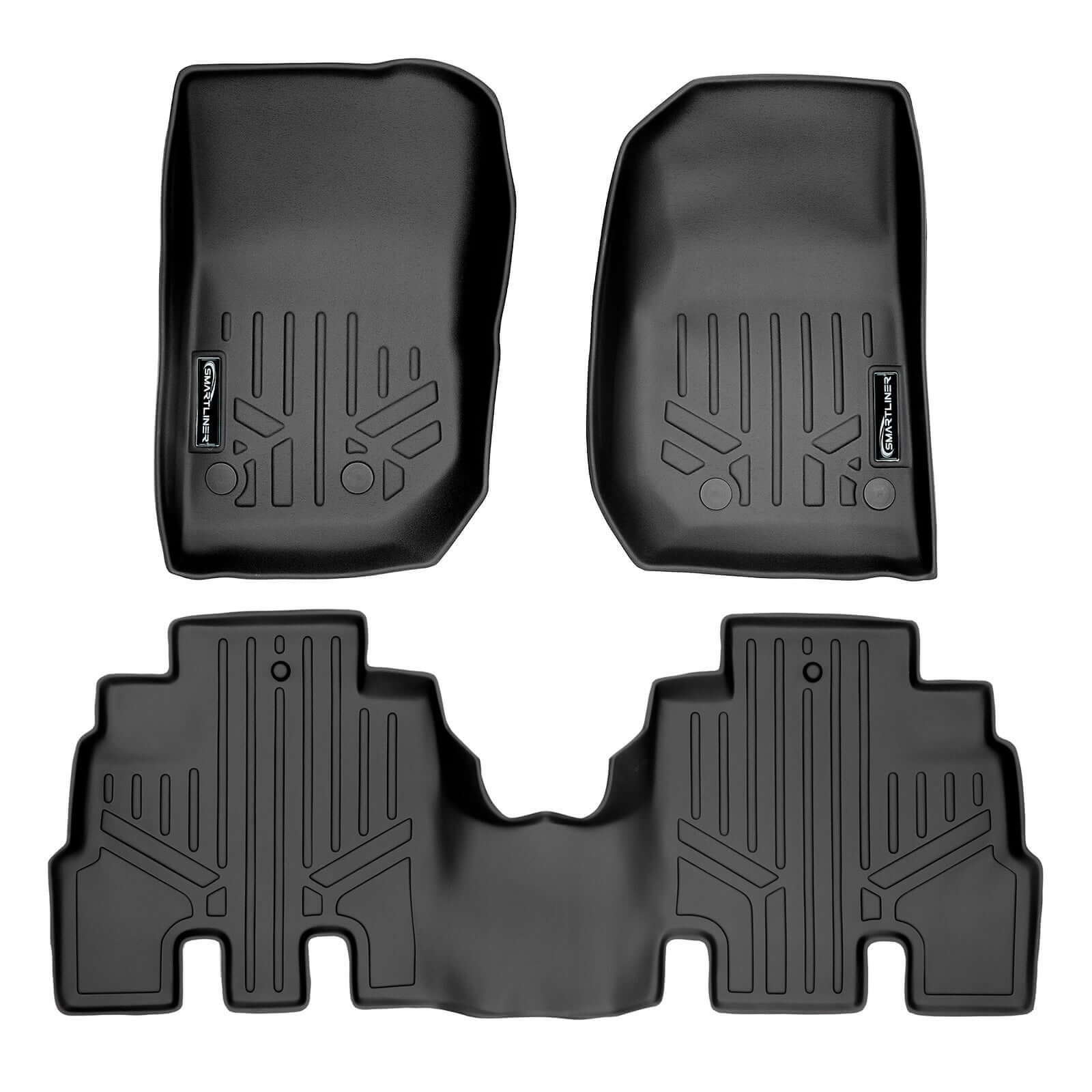 Smart Trim™ Custom Fit Floor Liners For 2015-2018 Jeep Wrangler Unlimited (JK Old Body Style Only)