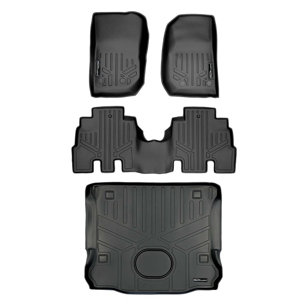 Smart Trim™ Custom Fit Floor Liners For 2015-2018 Jeep Wrangler Unlimited (JK Old Body Style Only)