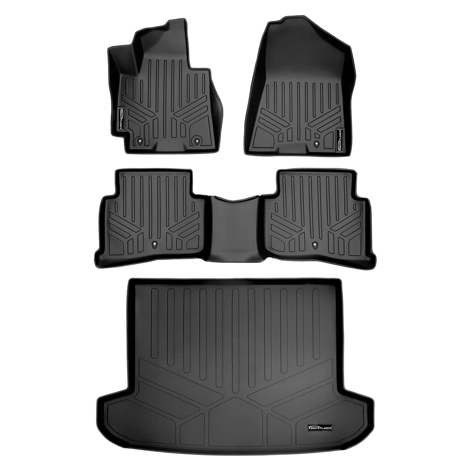 SMARTLINER Custom Fit Floor Liners For 2016-2018 Hyundai Tucson (No Hydrogen Fuel Cell Models)