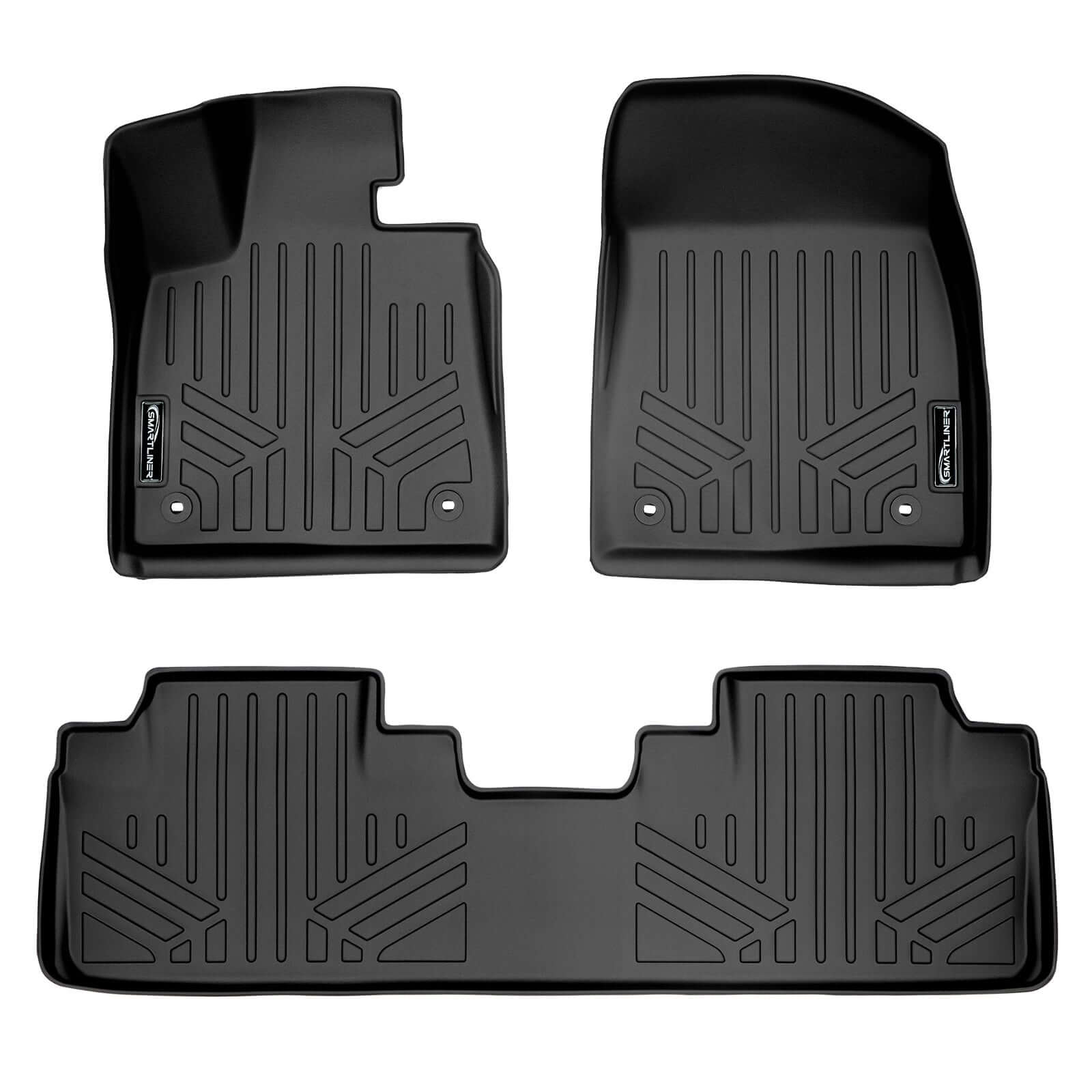 SMARTLINER Custom Fit Floor Liners For 2018-2022 Lexus RXL Hybrid (7 Passenger)
