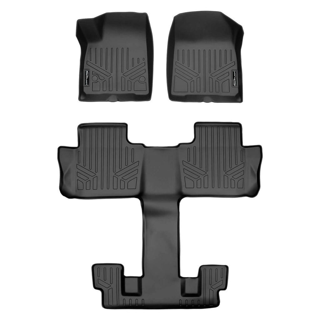 SMARTLINER Custom Fit Floor Liners for 2017-2023 GMC Acadia (6Passenger)