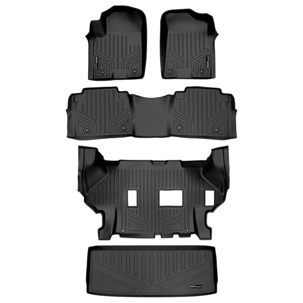 SMARTLINER Custom Fit Floor Liners For 17 18 Armada/11 13 Infiniti QX56/2014 2018 QX80