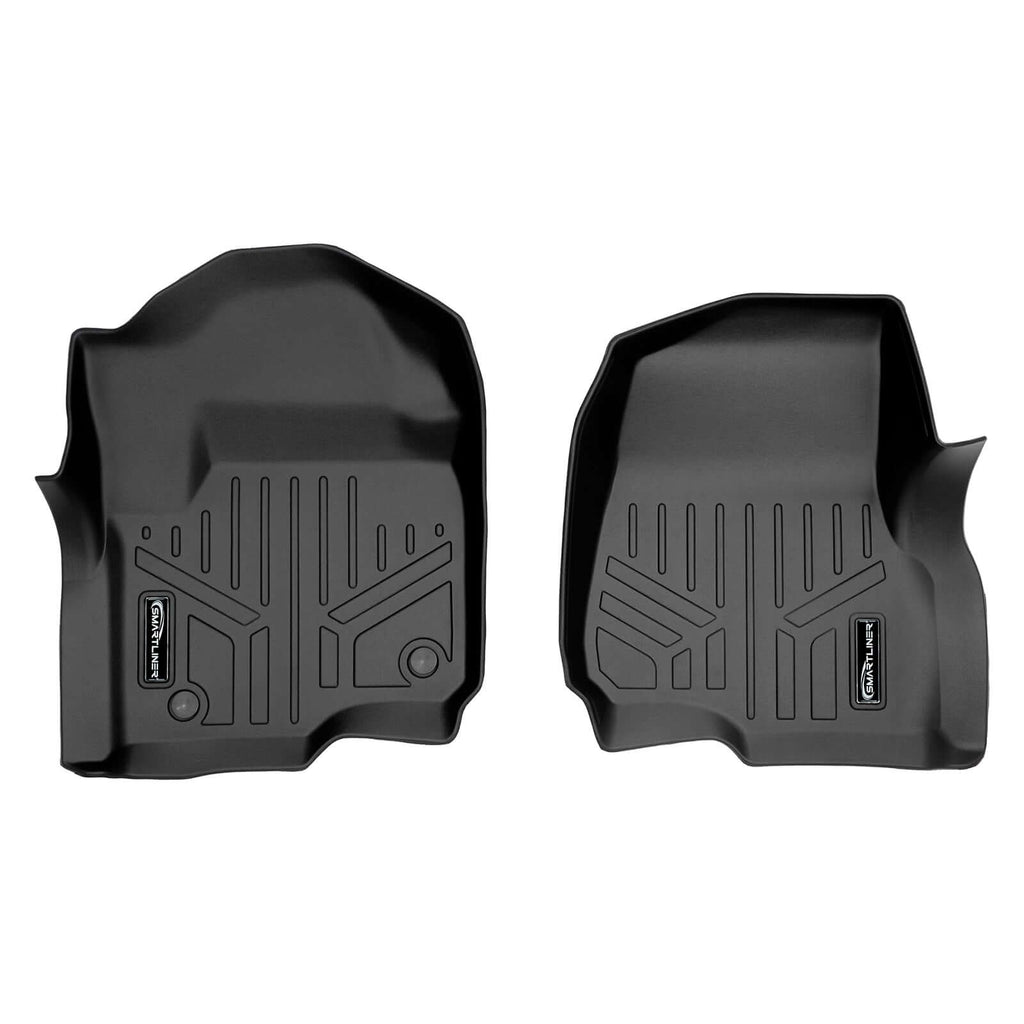 SMARTLINER Custom Fit Floor Liners For 2017-2025 Ford F-250/F-350 Super Duty Crew Cab with 1st Row Bench Seat and No UnderSeat Storage