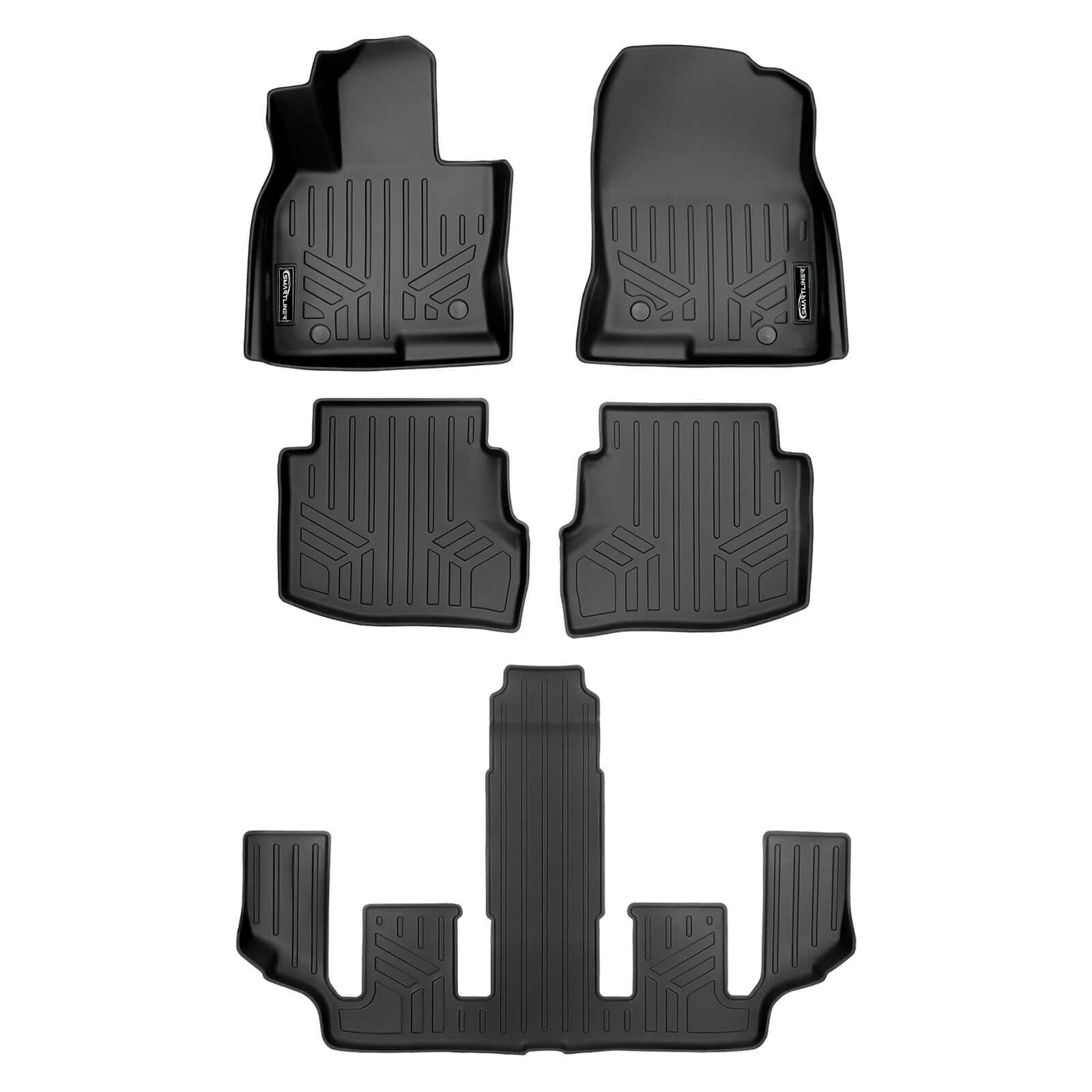 SMARTLINER Custom Fit Floor Liners For 2020-2023 Mazda CX-9 (6 Passenger Without CC)