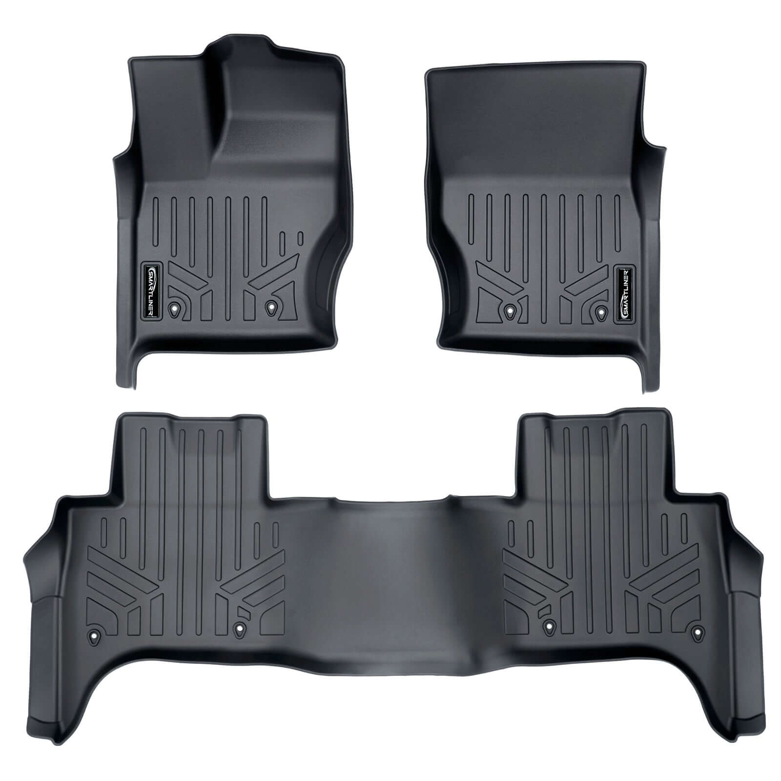 SMARTLINER Custom Fit Floor Liners For 2014-2022 Land Rover Range Rover Sport (7 Passenger Model)