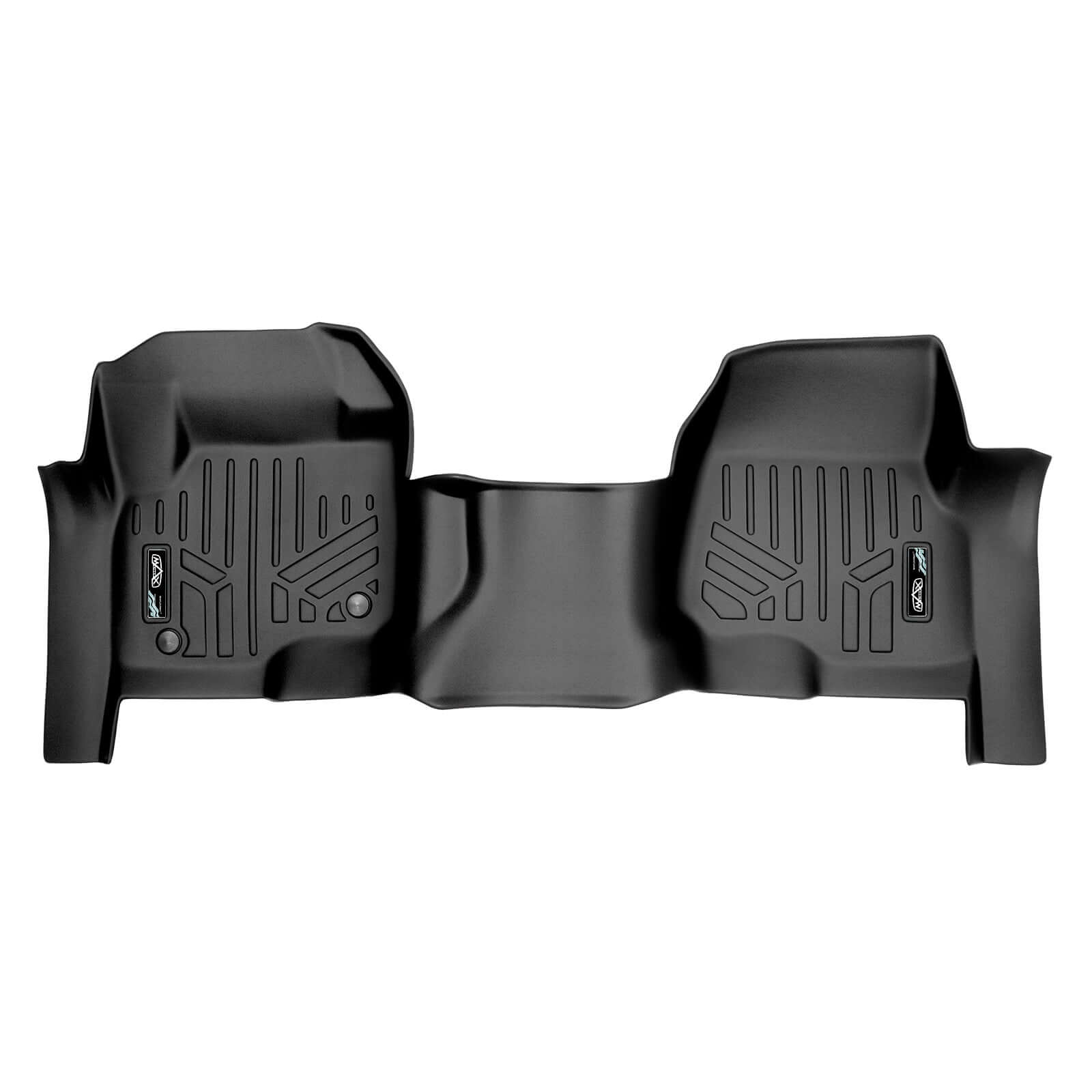 SMARTLINER Custom Fit Floor Liners For 2017-2025 Ford F-250|F-350 Super Crew Cab with 1st Row Bench Seat with Over The Hump Coverage and no 2nd Row Under Seat Storage