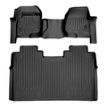 SMARTLINER Custom Fit Floor Liners For 2017-2025 Ford F-250|F-350 Super Crew Cab with 1st Row Bench Seat with Over The Hump Coverage and no 2nd Row Under Seat Storage