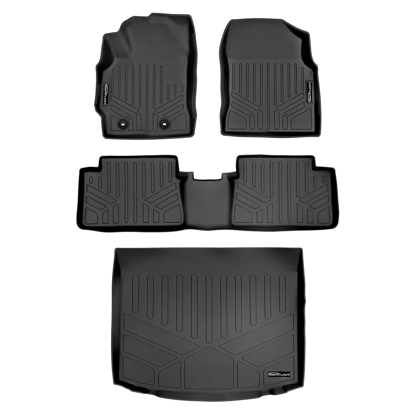 SMARTLINER Custom Fit Floor Liners For 2017-2018 Toyota Corolla iM / 2016 Scion iM