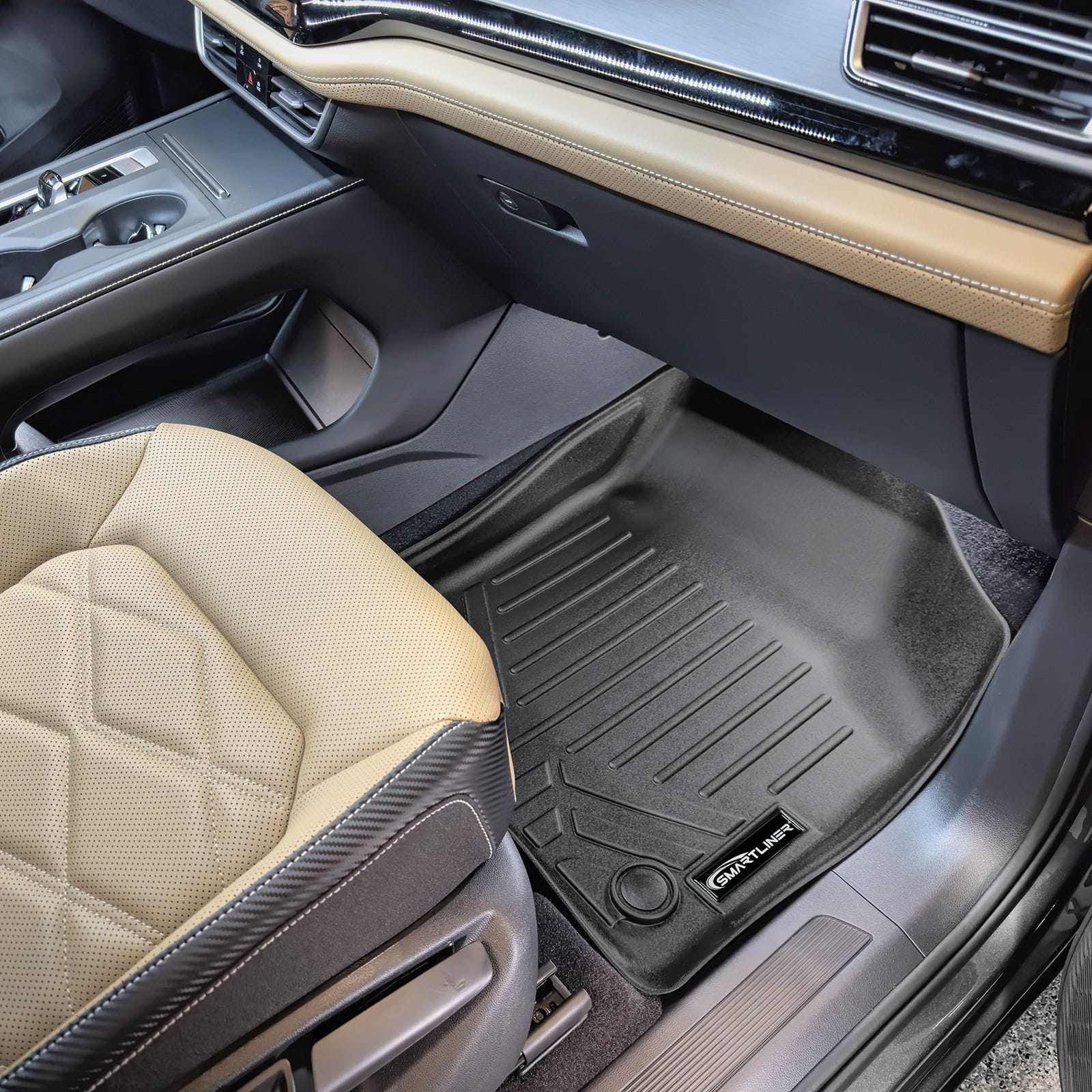 SMARTLINER Custom Fit Floor Liners For 2018-2025 Atlas (with 2nd Row Bucket Seats)