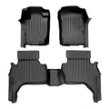 SMARTLINER Custom Fit Floor Liners For 2015-2018 Mitsubishi L200 Crew Cab