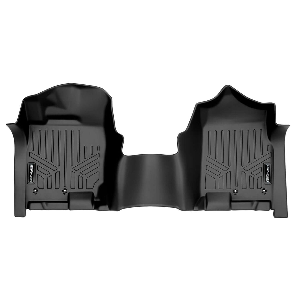 SMARTLINER Custom Fit Floor Liners For 2017-2024 Nissan Titan King Cab with 1st Row Bench Seat With OTH Coverage