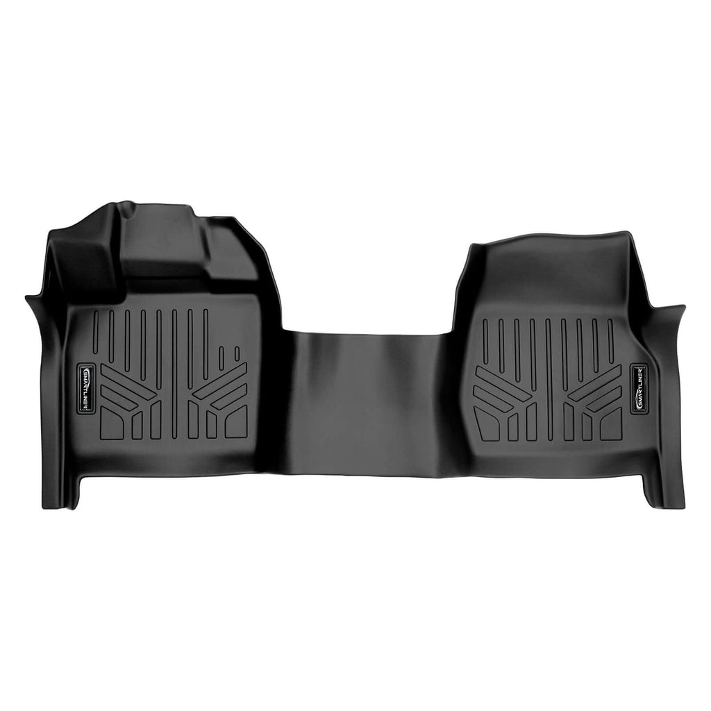 SMARTLINER Custom Fit Floor Liners For 2015-2025 Ford F-150 Regular Cab, No 4x4 Shifter, Vinyl Flooring with 1st Row Bench Seat with Over The Hump Coverage
