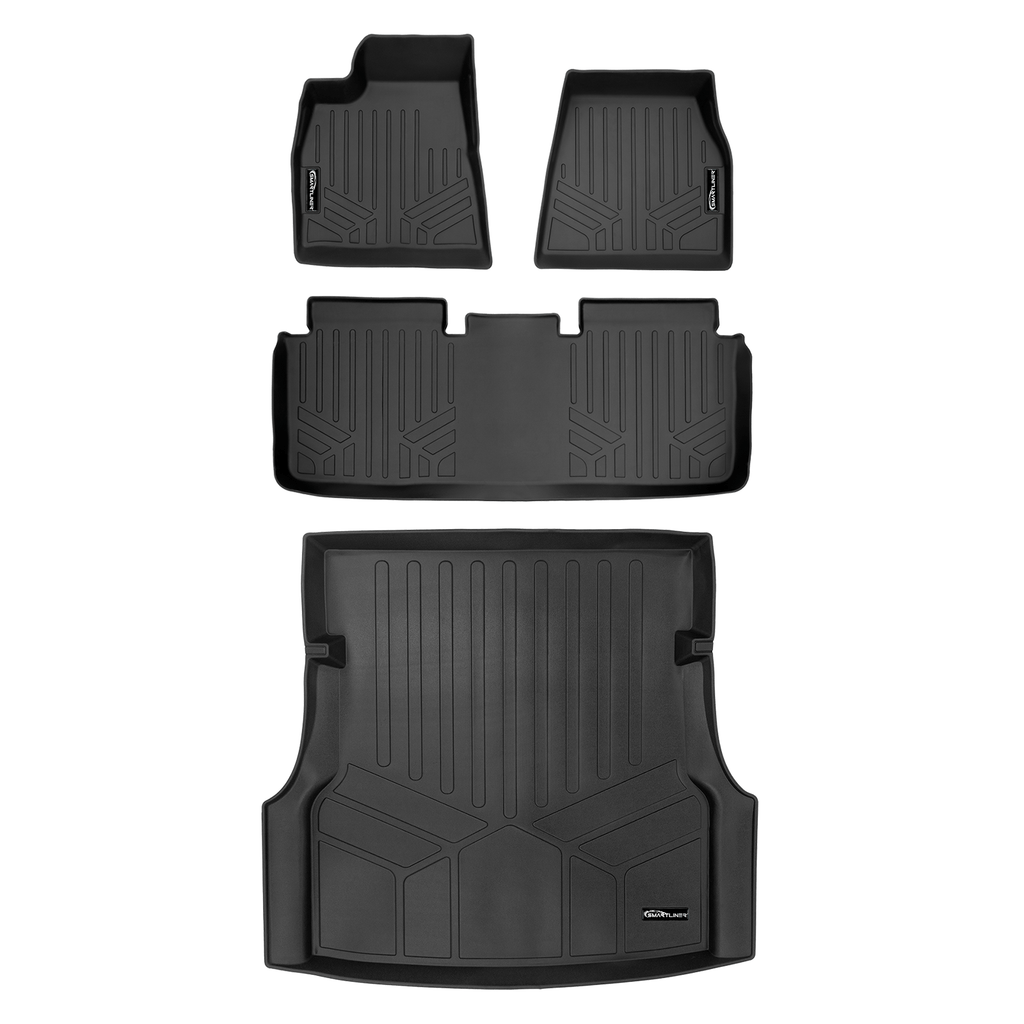 SMARTLINER Custom Fit Floor Liners For for 2015-2016 Tesla Model S