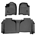 SMARTLINER Custom Fit Floor Liners Compatible With 2020-2025 Chevrolet Silverado 2500 HD | 3500 HD (Double Cab|Carpeted Flooring|1st Row Bench Seat|Without Over the Hump Coverage|without 2nd Row Underseat Storage)