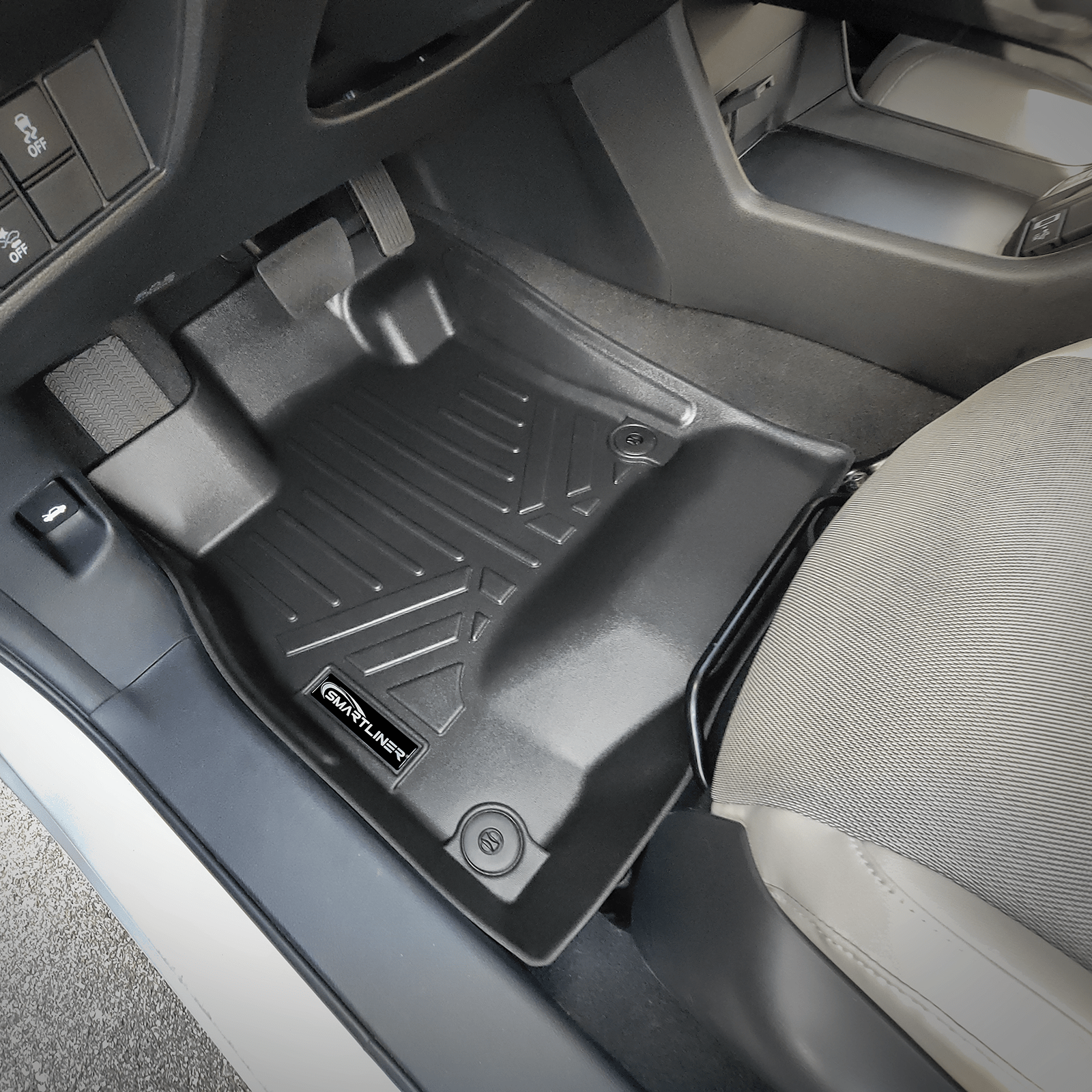SMARTLINER Custom Fit Floor Mat Liner Set Compatible With 2018-2021 Honda Clarity