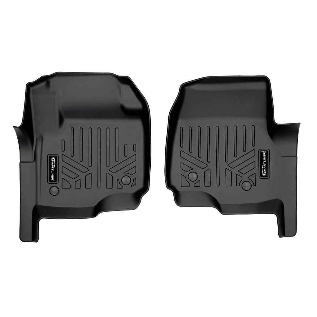 SMARTLINER Custom Fit Floor Liners For 2017-2022 SuperCrew with Vinyl Flooring and Bench Seat with rear underseat storage