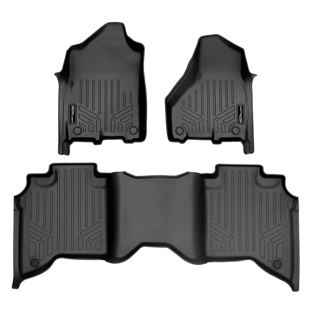 SMARTLINER Custom Fit Floor Liners For 2019-2024 Ram 2500/3500 Crew Cab with 1st Row Bucket or Bench Seats