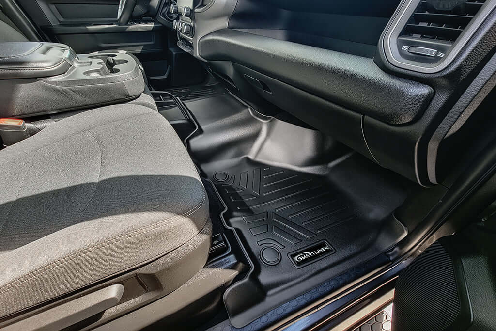 SMARTLINER Custom Fit Floor Liners For 2019-2025 Ram 2500/3500 Mega Cab with 1st Row Bench Seat