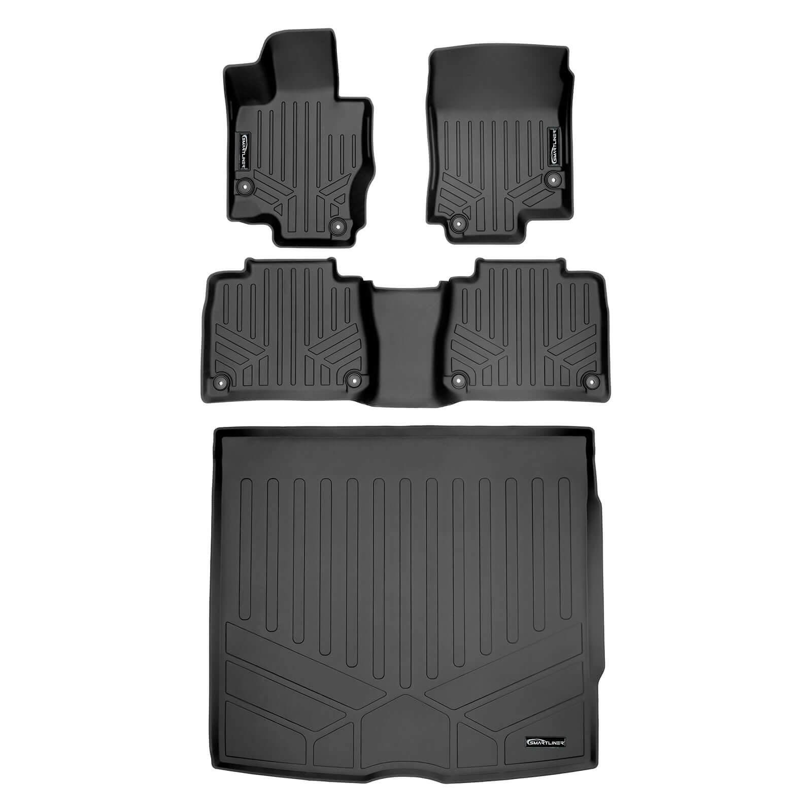 SMARTLINER Custom Fit Floor Liners For 2020-2025 Mercedes-Benz GLE-Class 5 Passenger