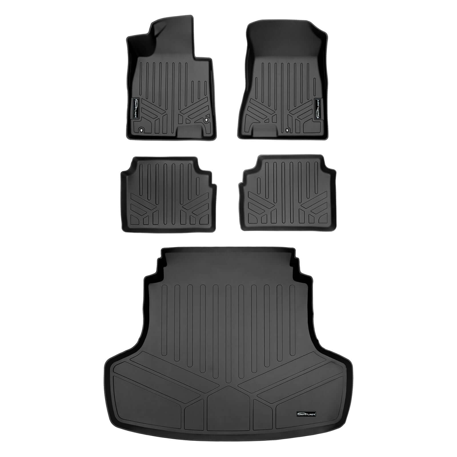 SMARTLINER Custom Fit Floor Liners For 2021-2024 Kia K5 AWD Models