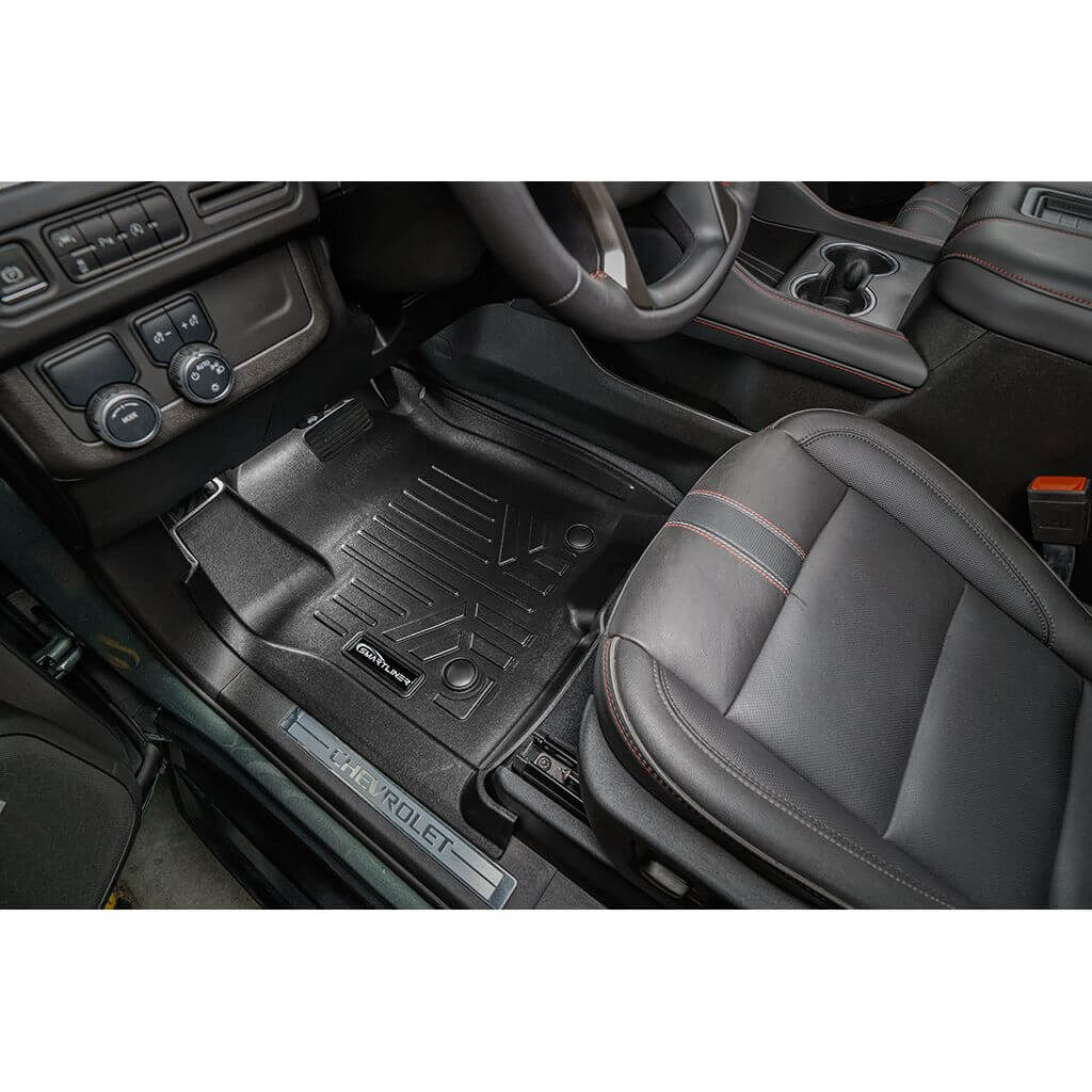 SMARTLINER Custom Fit Floor Liners For 2021-2025 Cadillac Escalade ESV with 2nd Row Bench Seat