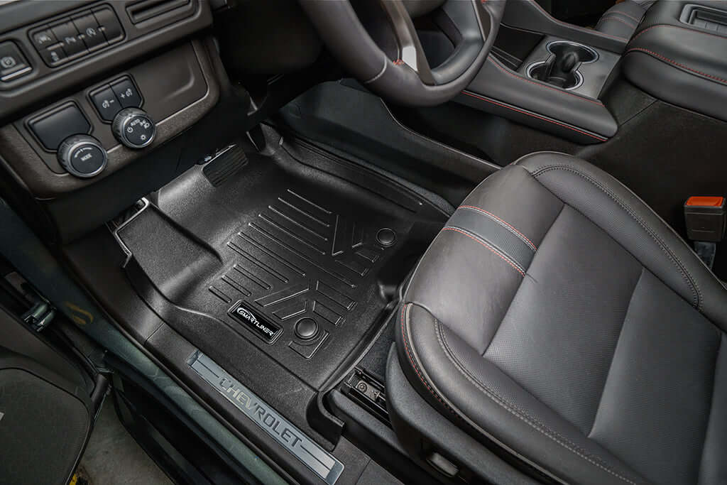 SMARTLINER Custom Fit Floor Liners For 2021-2025 Cadillac Escalade with 2nd Row Bucket Seats