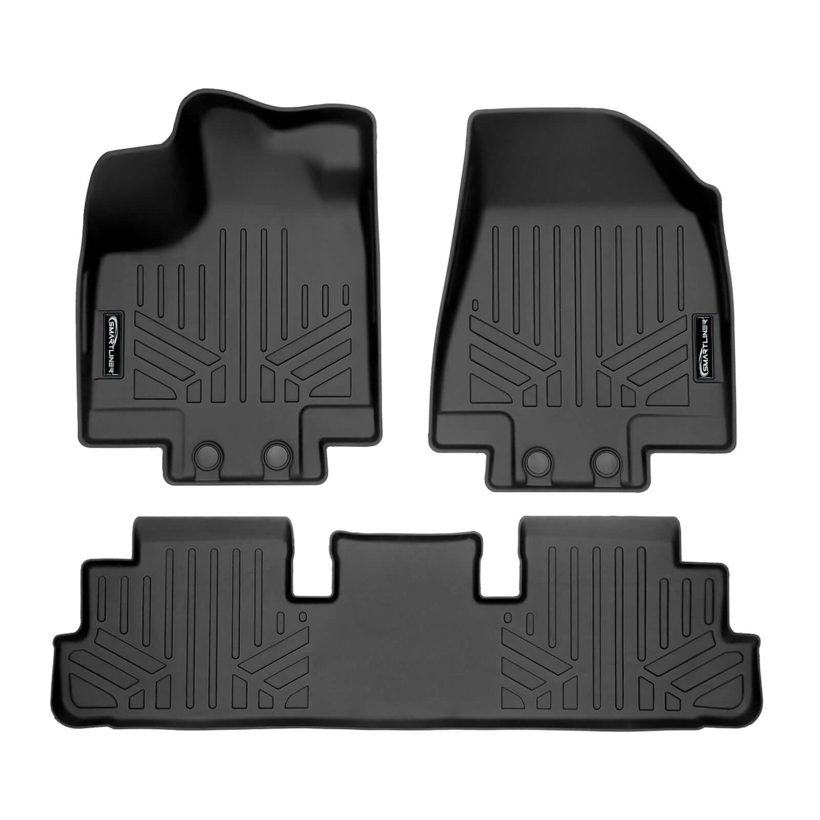 SMARTLINER Custom Fit Floor Liners For 2022-2025 Nissan Pathfinder (7 Passenger)