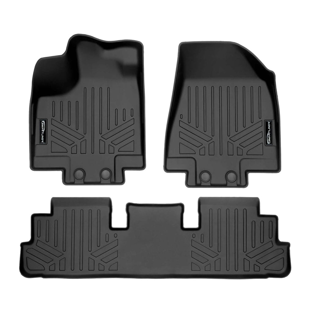 SMARTLINER Custom Fit Floor Liners For 2022-2025 Nissan Pathfinder (7 Passenger)