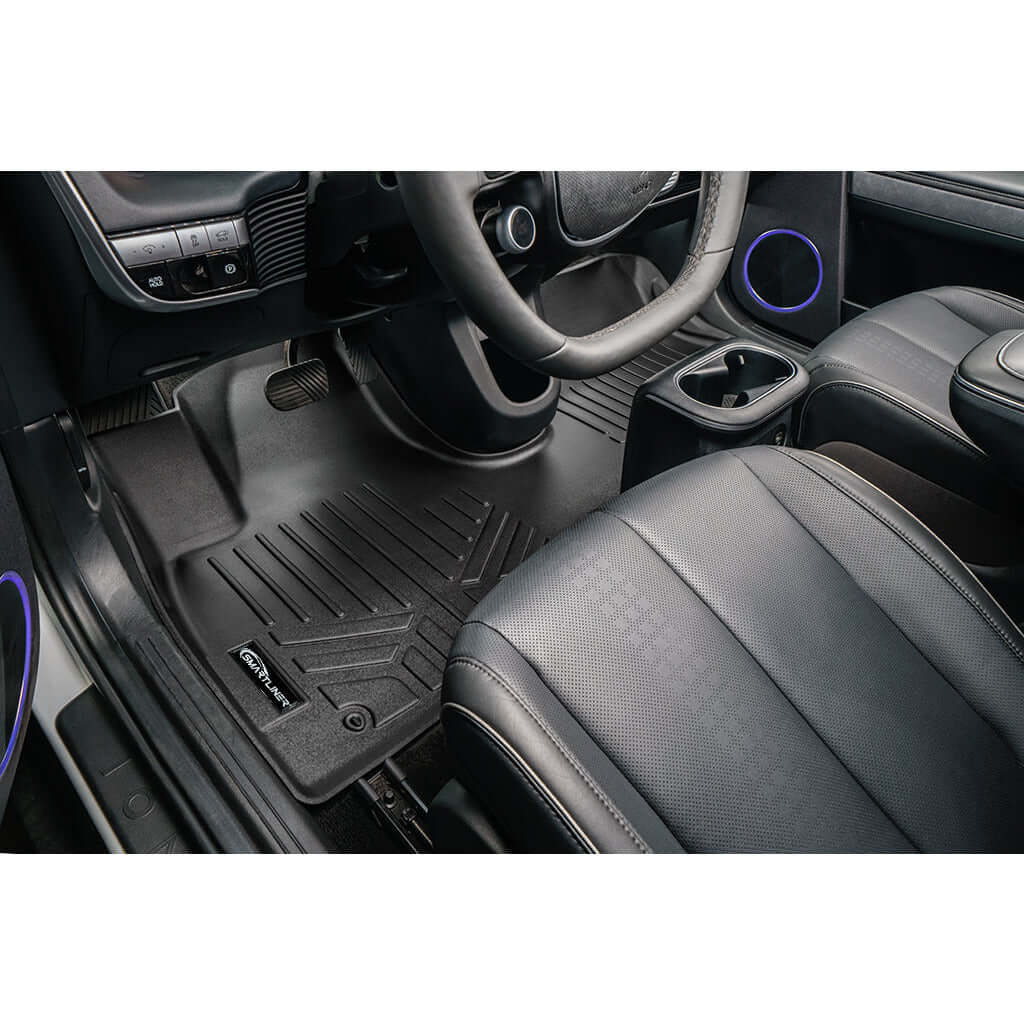 SMARTLINER Custom Fit Floor Liners For 2022-2024 Hyundai IONIQ 5 with moveable console