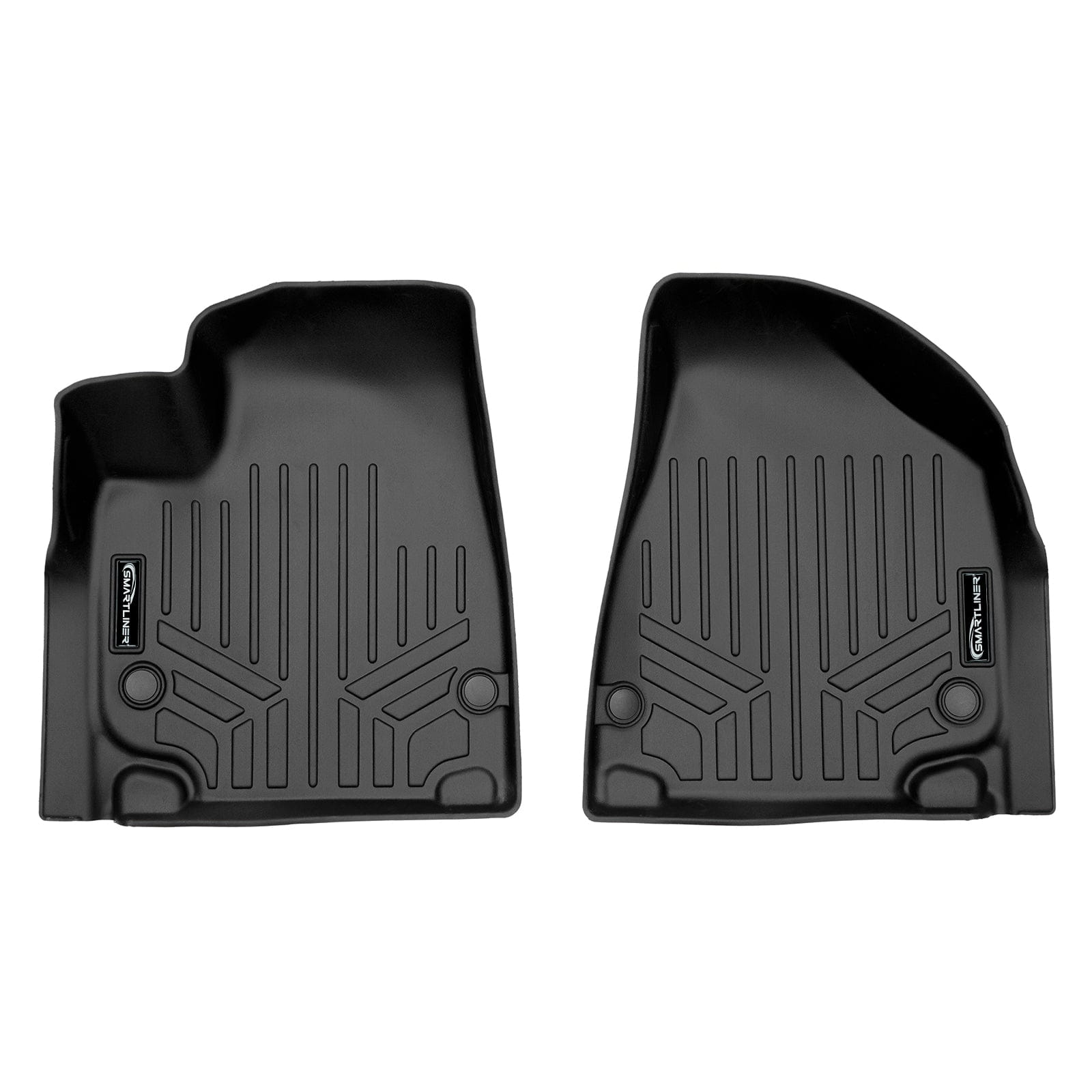 SMARTLINER Custom Fit Black 3 Row Liner Set & Cargo Liner Behind 3rd Row Compatible With 2021-2025 Chrysler Pacifica  (Fits Limited)