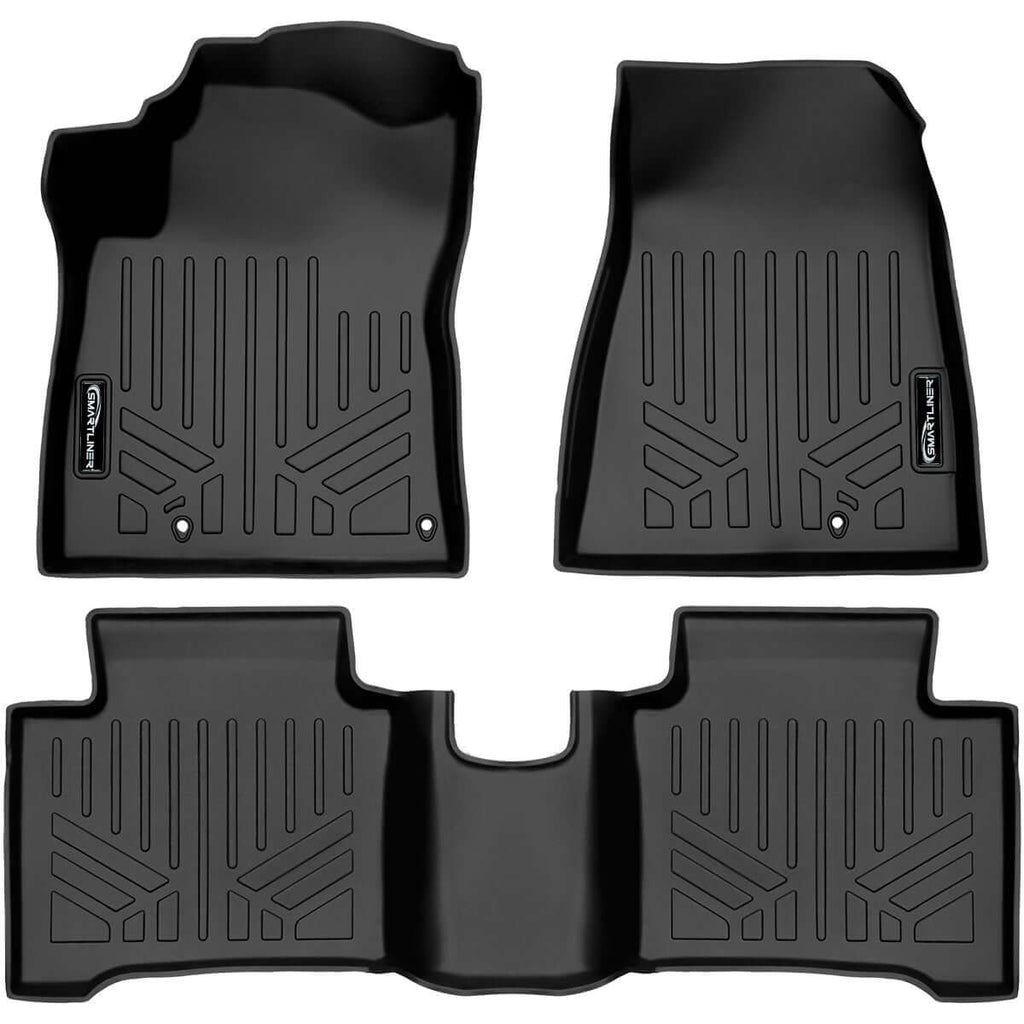 SMARTLINER Custom Fit Floor Liners For 2023-2025 Kia Niro Hybrid (Does NOT fit PHEV Models)(With Dual Cargo Tray)