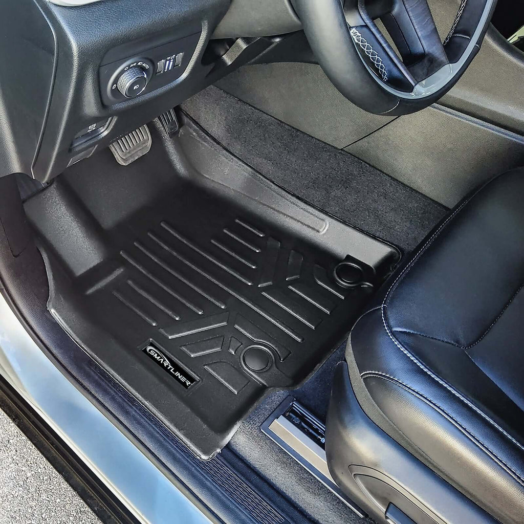 SMARTLINER Custom Fit Floor Liners For 2021-2025 Jeep Grand Cherokee L with 2nd Row Bucket Seats With Center Console (No subwoofer)