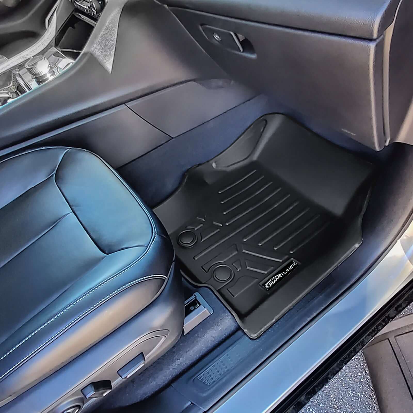 SMARTLINER Custom Fit Floor Liners For 2021-2025 Jeep Grand Cherokee L w/ 2nd Row Bench Seat