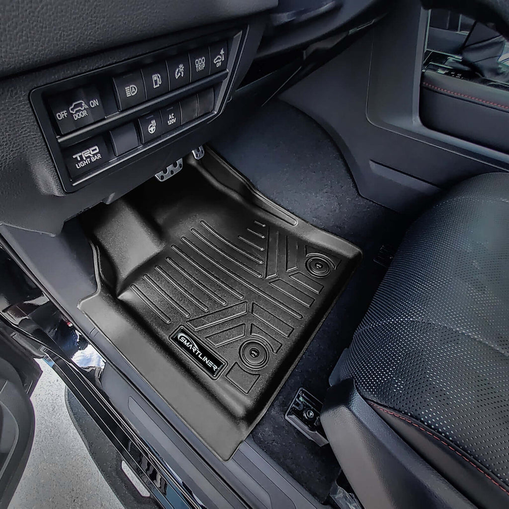SMARTLINER Custom Fit Floor Liners For 2023-2025 Toyota Sequoia (7 Passenger Model without Center Console)