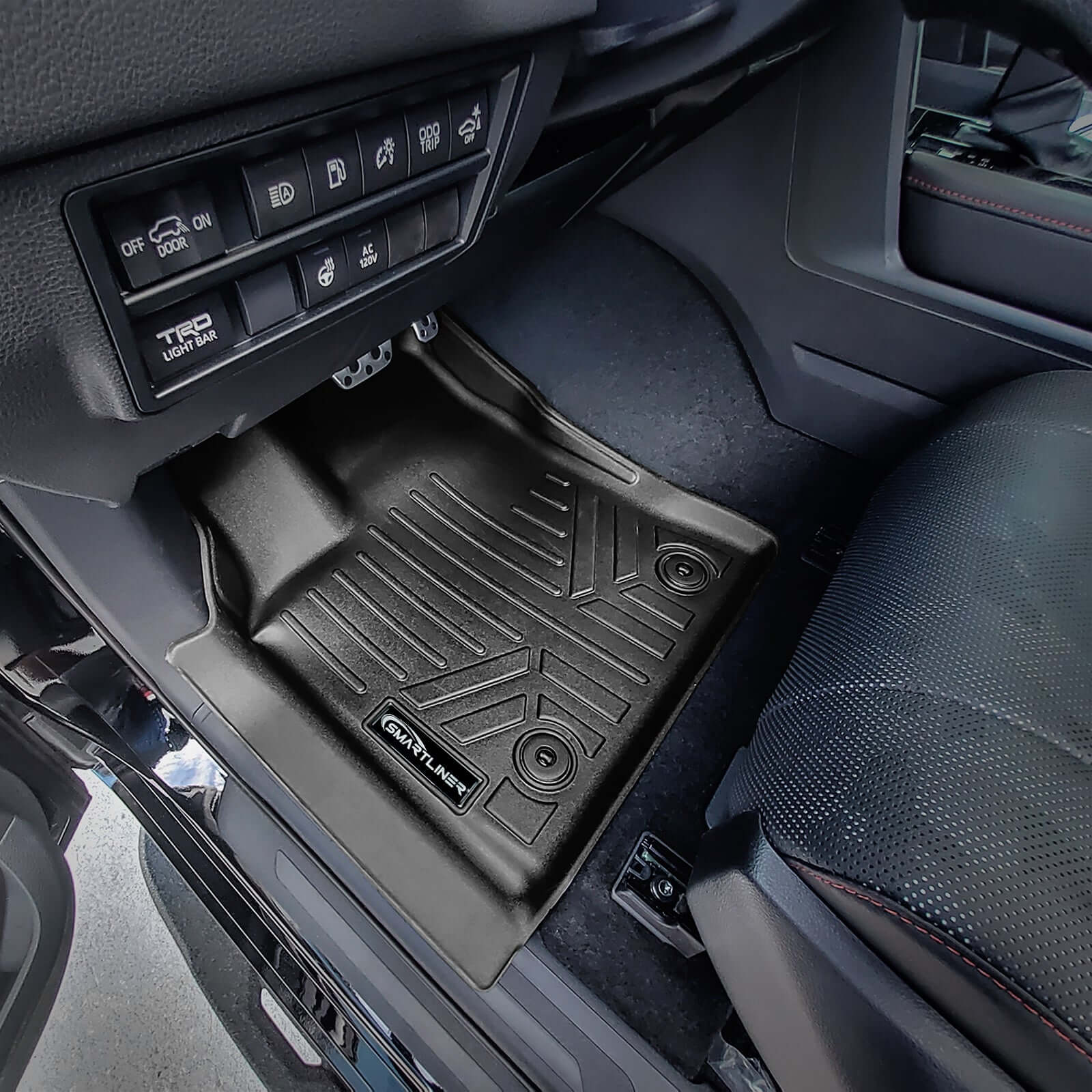 SMARTLINER Custom Fit Floor Liners For 2023-2025 Toyota Sequoia (7 Passenger Model without Center Console)