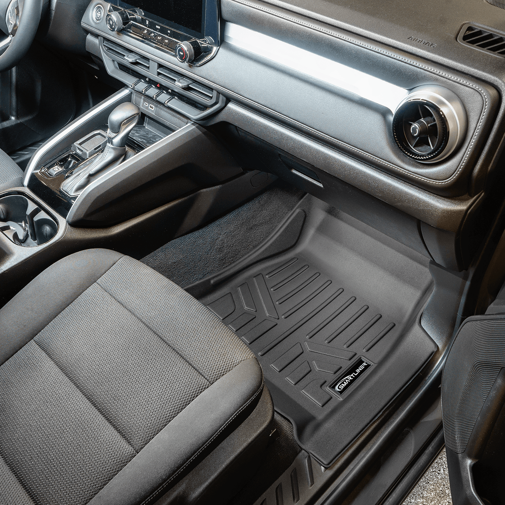 SMARTLINER Custom Fit Floor Liners For 2023-2025 GMC Canyon (Only Fits Crew Cabs with Carpeted Flooring)