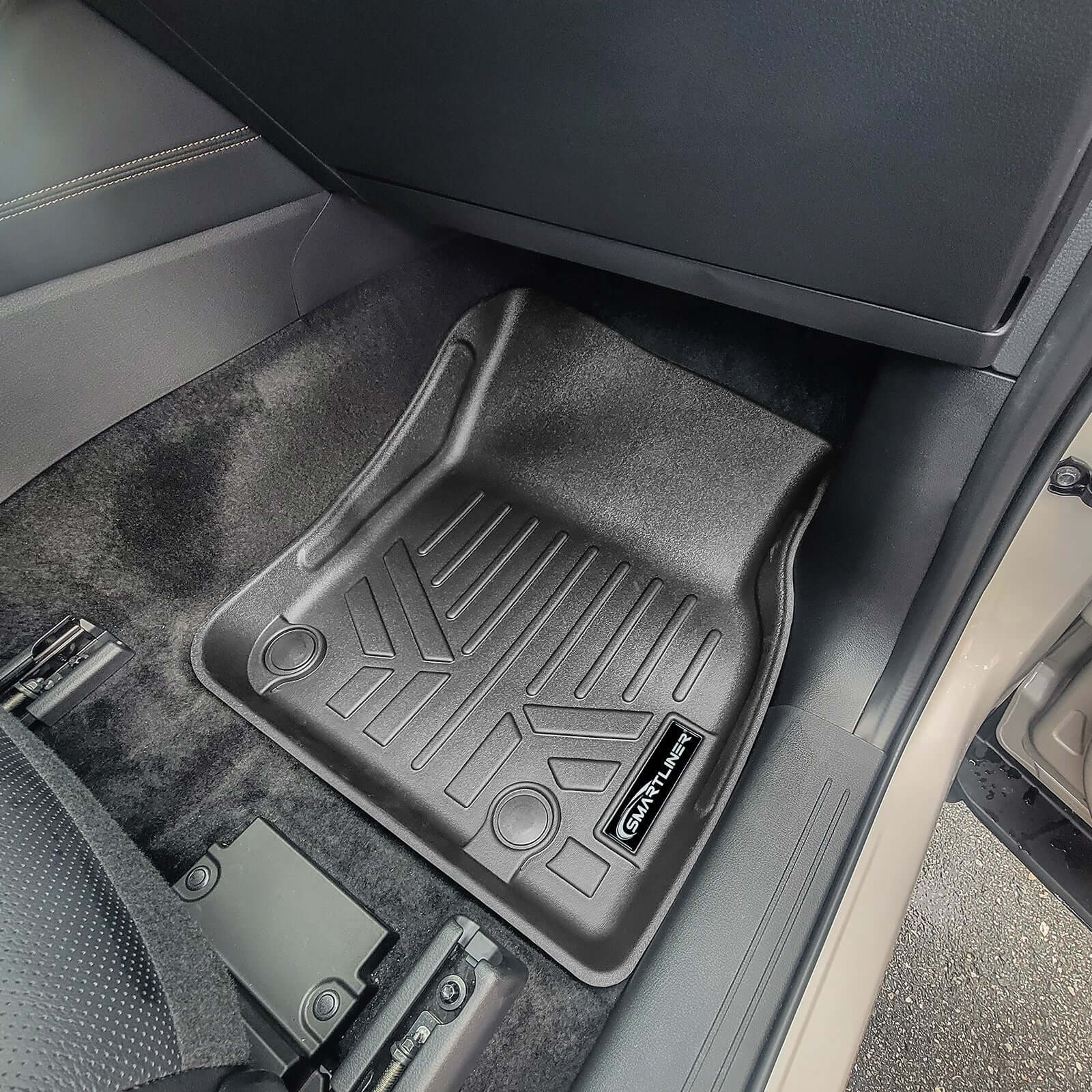 SMARTLINER Custom Fit Floor Liners For 2024-2025 Mazda CX-90 Plug-In Hybrid (Only Fits 2nd Row Bench)
