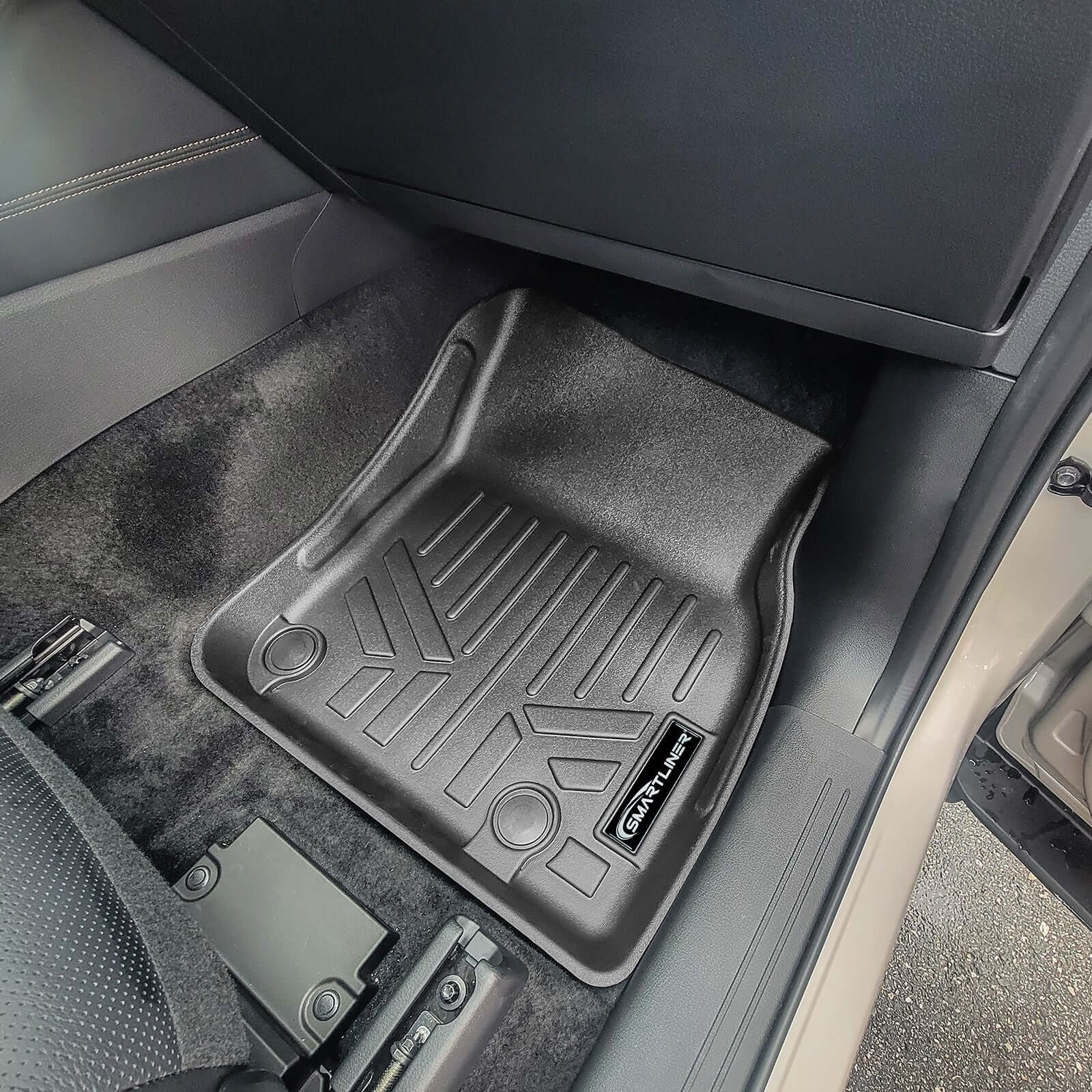 SMARTLINER Custom Fit Floor Liners For 2024-2025 Mazda CX-90 (Only Fits 2nd Row Bucket Seats With No Center Console)