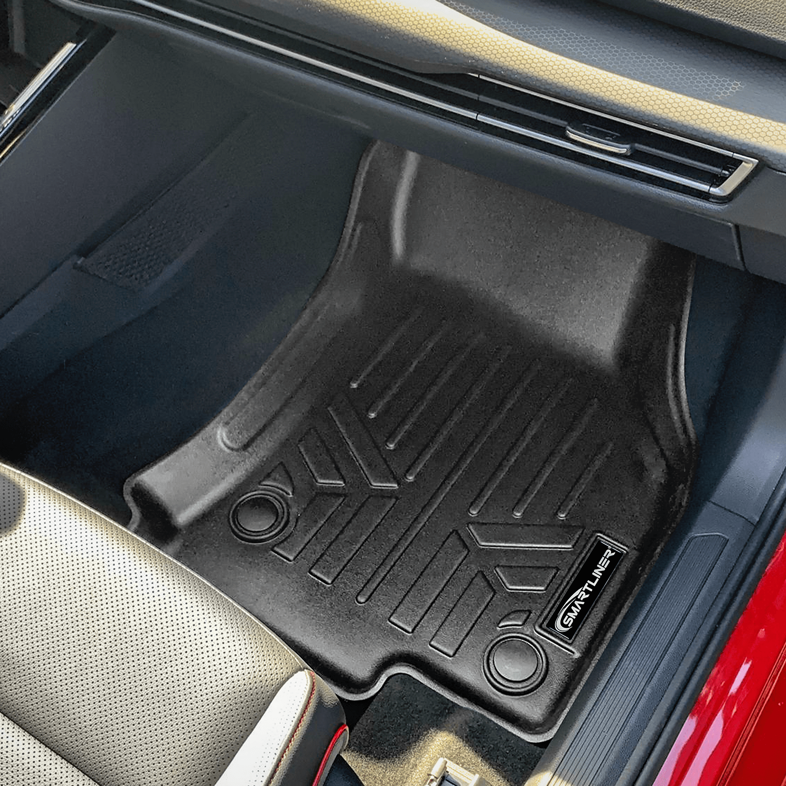 SMARTLINER 2 Row Floor & Cargo Liner Set For 2015-2021 Volkswagen Golf /GTI / 2017 - 2019 Golf Alltrack
