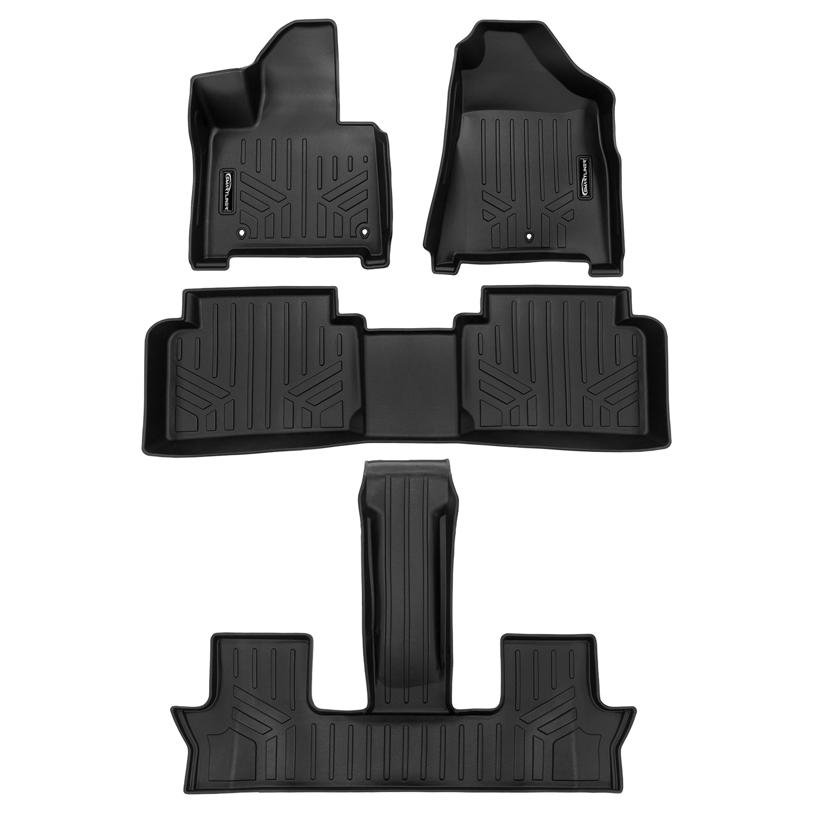 SMARTLINER Custom Fit Floor Liners For 2024-2025 Hyundai Santa Fe (SG)