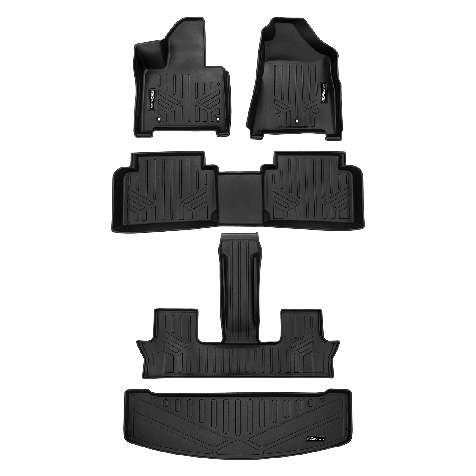 SMARTLINER Custom Fit Floor Liners For 2024 - 2026 Hyundai Santa Fe Hybrid