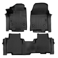 SMARTLINER Custom Fit Floor Mat Liner Set Compatible With 2025-2026 Chevrolet Silverado EV /GMC Sierra EV(Carpet Flooring)