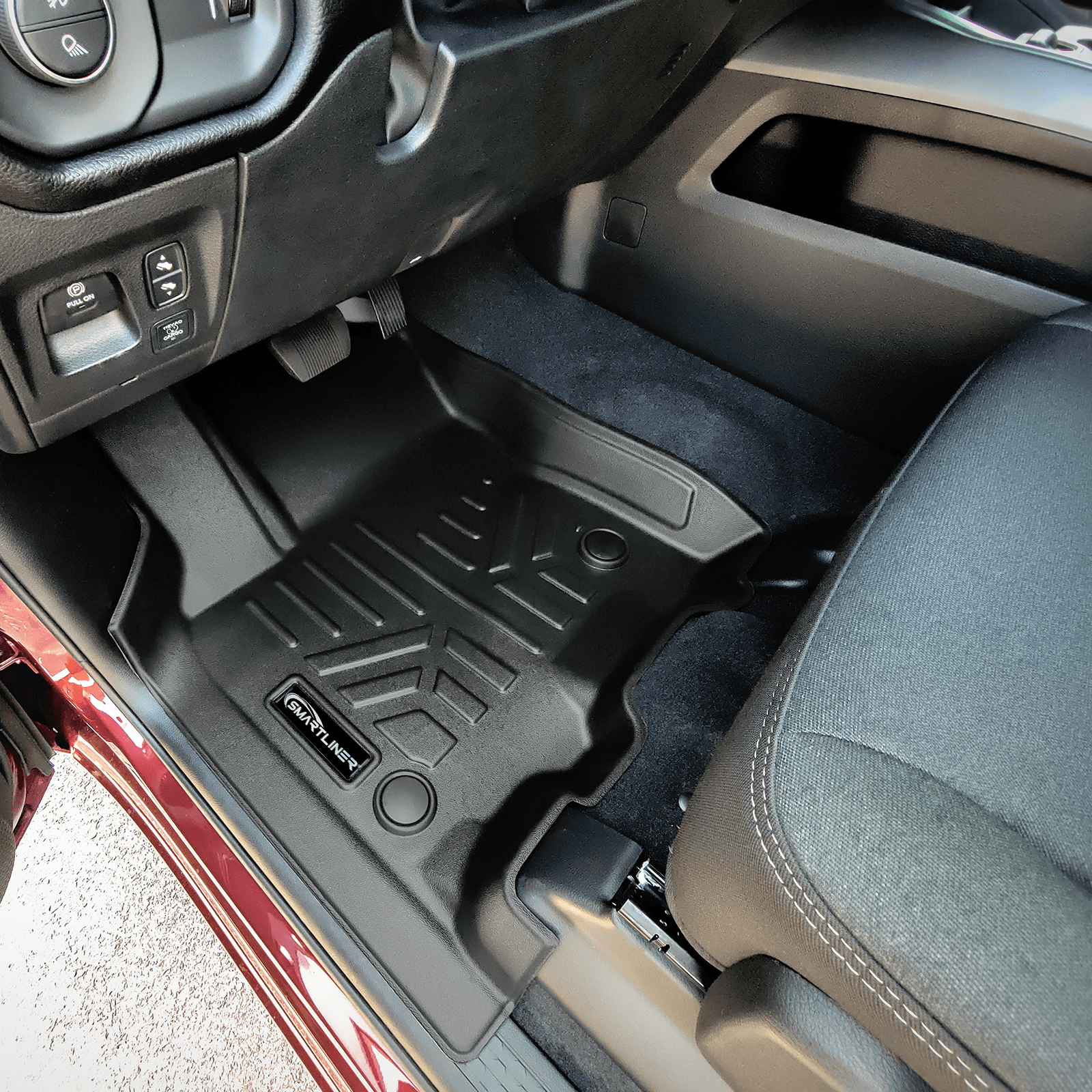 SmartCoverage™ Custom Fit Floor Liners For 2025-2026 Ram 1500 Crew Cab without Rear Underseat Storage Box