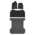 SmartCoverage™ Custom Fit Floor Liners For 2025-2026 Ram 1500 RHO Crew Cab with Rear Underseat Storage Box with 1st Row Bucket Seats