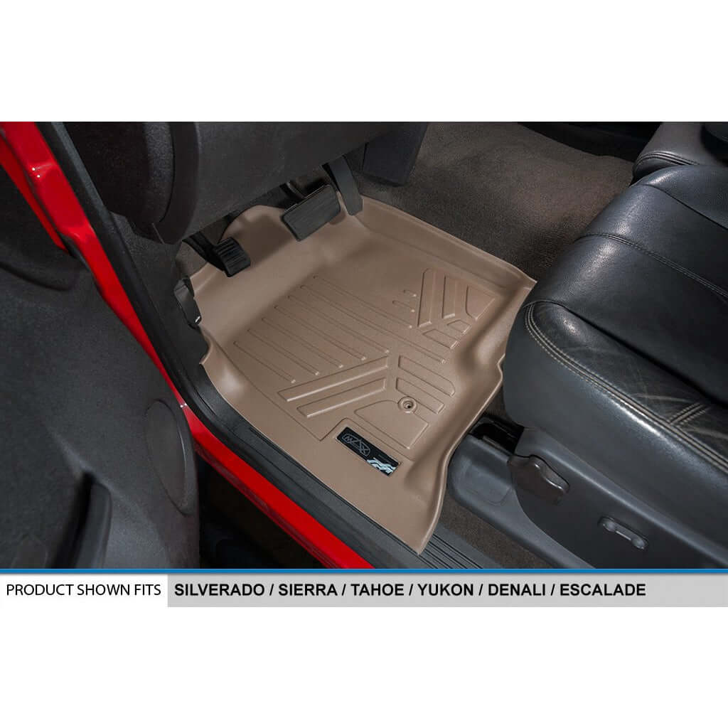 SMARTLINER Custom Fit Floor Liners For 2007-2013 Chevrolet Avalanche