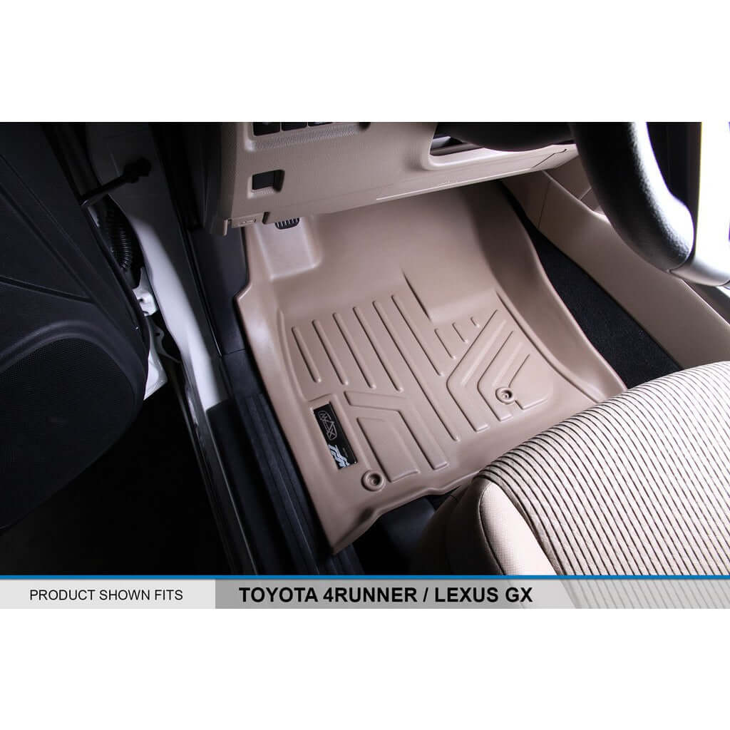 SMARTLINER Custom Fit Floor Liners For 2010-2012 Toyota 4Runner (7 Passenger with 3rd Row Seats)