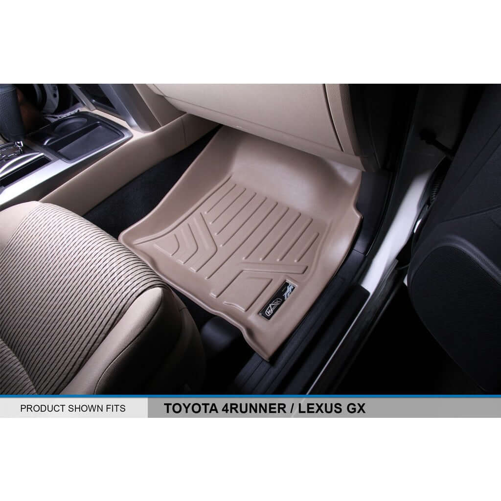 SMARTLINER Custom Fit Floor Liners For 2010-2012 Toyota 4Runner (5 Passenger with Sliding Rear Tray)