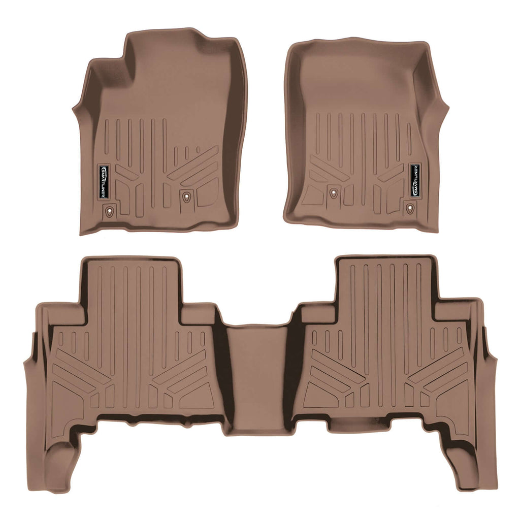SMARTLINER Custom Fit Floor Liners For 2010-2012 Toyota 4Runner (5 Passenger without Sliding Rear Tray)